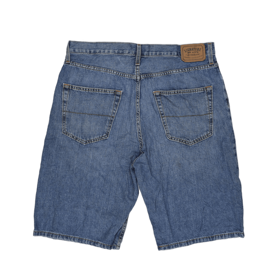 Signature by Levi Strauss and Co Blue Denim Shorts Size 36 100 Percent Cotton