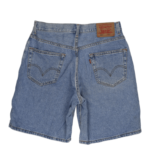 Levi's 550 Relaxed Fit Denim Shorts Blue W34 100% Cotton Vintage