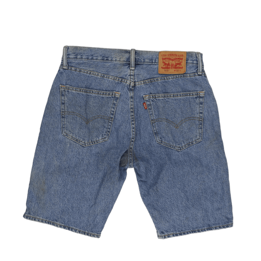 Levi's 505 Vintage Blue Denim Shorts Size 32in 100 Cotton
