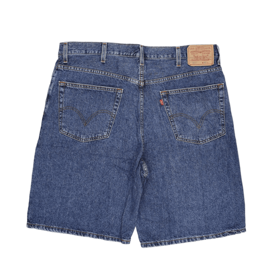 Levi's 550 Relaxed Fit Vintage Blue Denim Shorts W40 100 Cotton