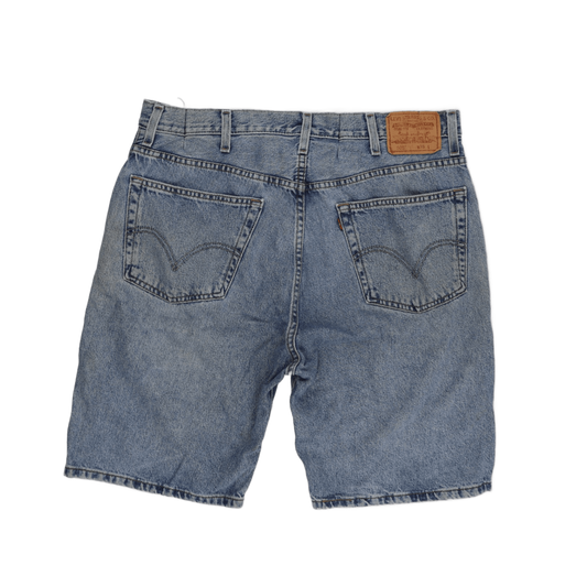 Levi's 505 Vintage Blue Denim Shorts Size 38 Cotton Regular Fit