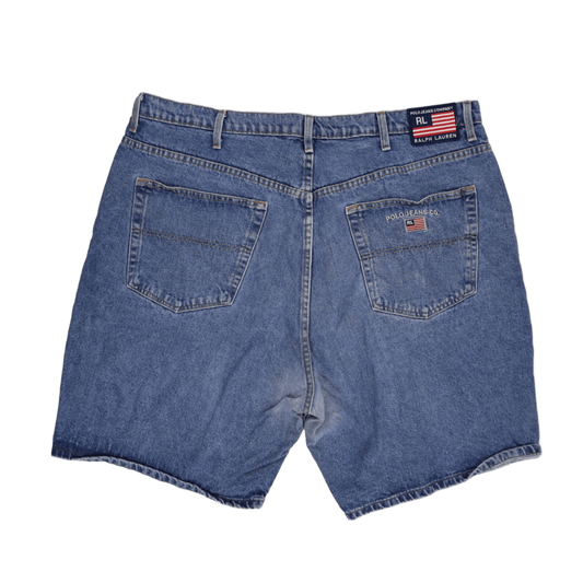 Ralph Lauren Vintage Denim Shorts Blue Size 42 XXL Cotton Casual