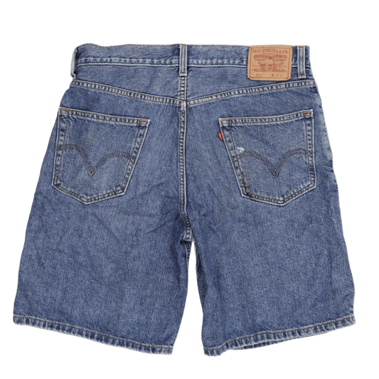 Levi's 550 Relaxed Fit Blue Denim Shorts W34 Cotton Vintage