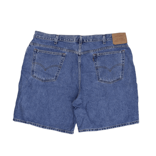Levi's Womens Vintage High Rise Denim Shorts Blue 22W 100% Cotton