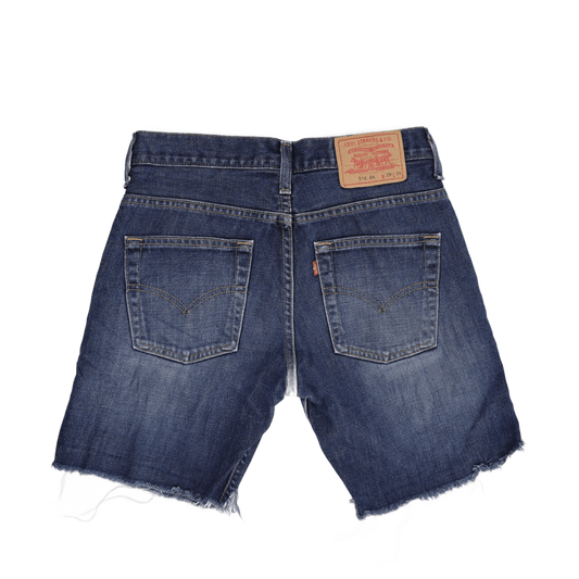 Levi's 516 Vintage Denim Shorts Blue W29 Cotton 8 Inseam Used Very Good Condition