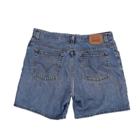 Levi's Vintage Denim Shorts Blue Size 34 Cotton Men's 14 Inch Inseam