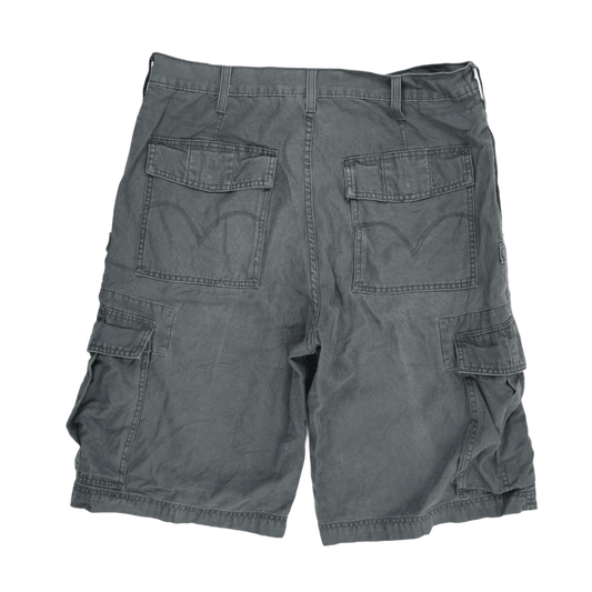 Levi's Workwear Grey Cargo Shorts W34 100% Cotton Men's