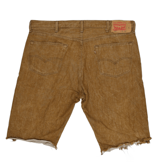 Levi's 501 Brown Denim Cut-Off Shorts W42 L32 Vintage Cotton for Men