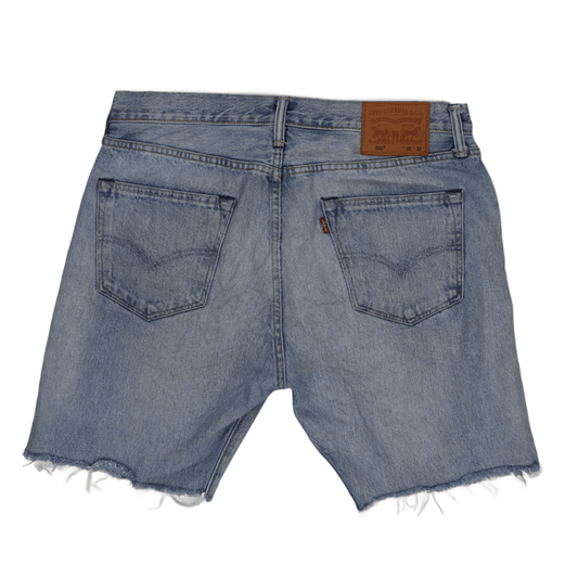 Levi's 501 Classic Vintage Cut-Off Denim Shorts Light Blue W33 L32 100% Cotton