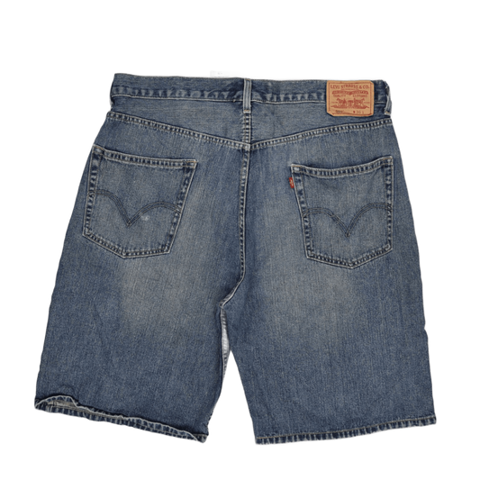 Levi's 569 Loose Straight Fit Denim Shorts Blue W36 Cotton Vintage