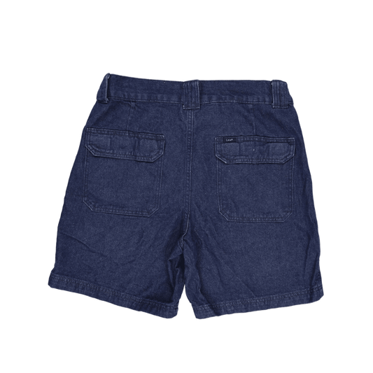 Lee Men's Cargo Shorts Navy Size 32 100% Cotton 23 cm Inseam
