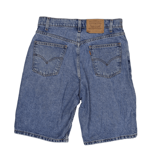 Levi's 550 Relaxed Fit Denim Shorts Blue W32 Cotton Denim Vintage