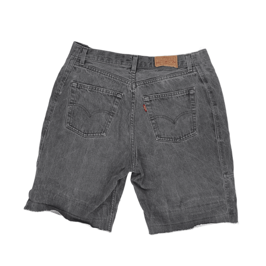 Levi's Vintage Grey Denim Shorts 34 Waist 11 Inch Inseam Cotton