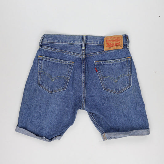Levi's 505 Vintage Blue Denim Shorts W29 L30 100% Cotton Men's