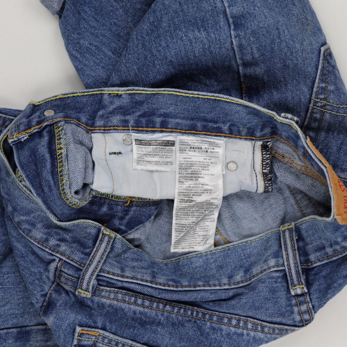 Levi's 505 Vintage Blue Denim Shorts W29 L30 100% Cotton Men's