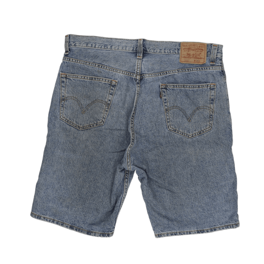 Levi's 505 Regular Fit Denim Shorts Blue W36 100 Percent Cotton Vintage Men's Clothing