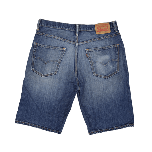 Levi's 569 Loose Fit Denim Shorts Blue 34 Inch Waist 100 Percent Cotton