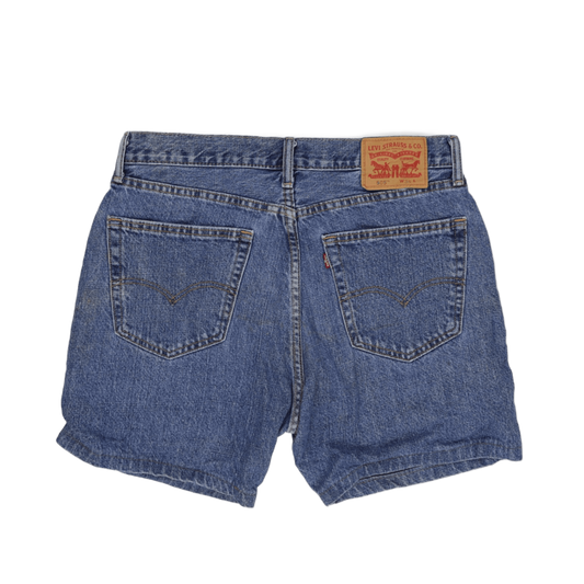 Levi's 505 Classic Blue Denim Shorts W34 Cotton Vintage Style