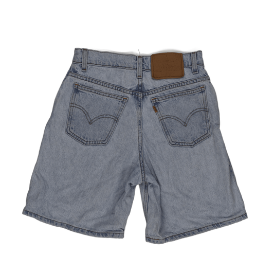 Levi's Vintage Light Blue Denim Shorts W34 9 Inch Inseam Cotton
