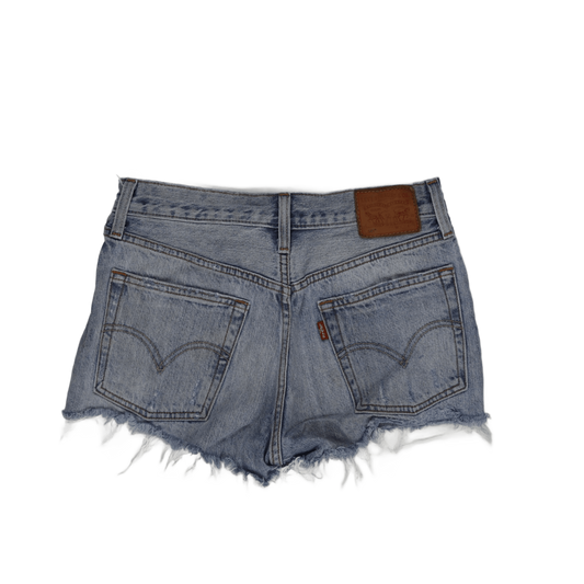 Levi's Vintage Light Blue Denim Shorts W27 100% Cotton Distressed