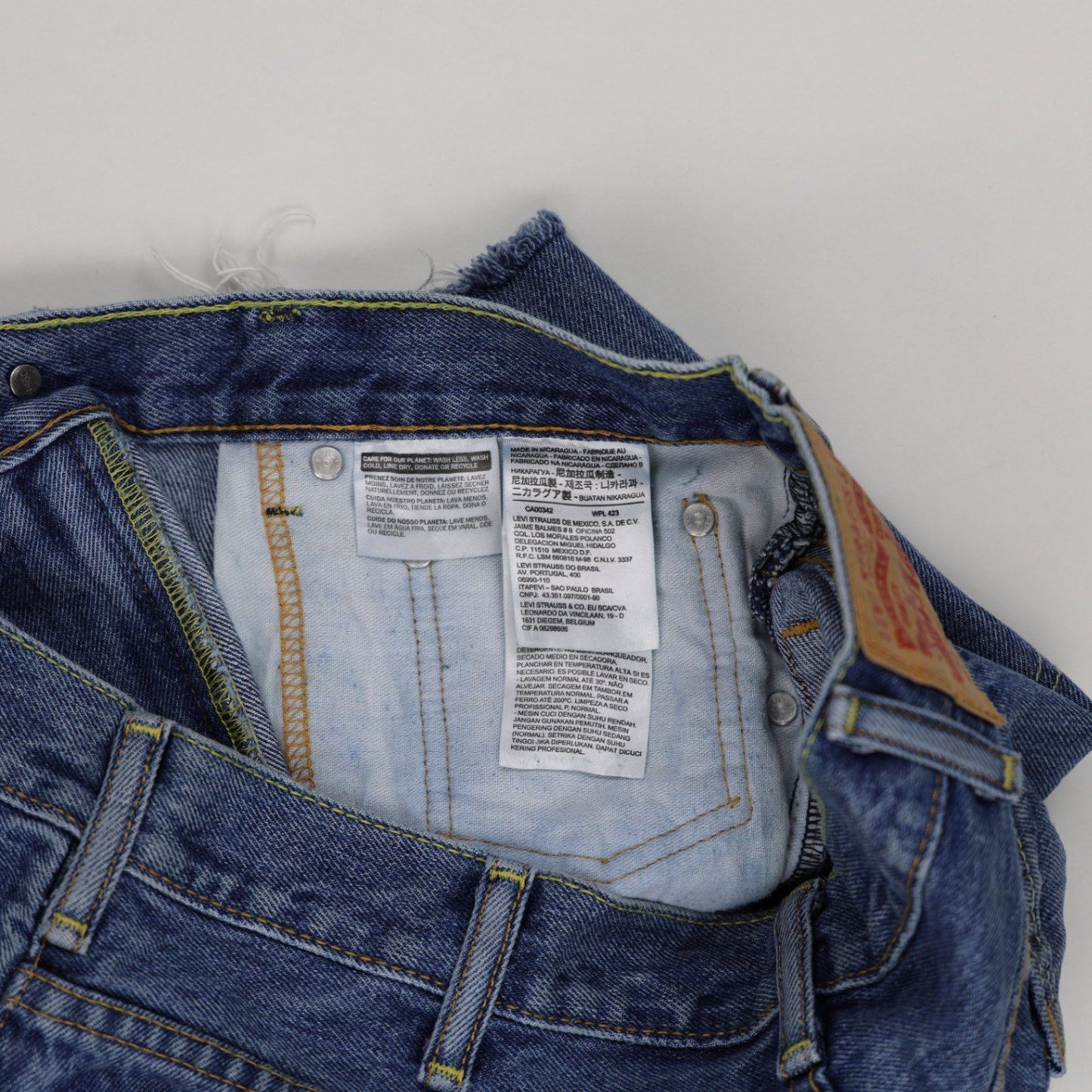 Levi's 517 Vintage Denim Cut-Off Shorts Blue W33 L34 Cotton