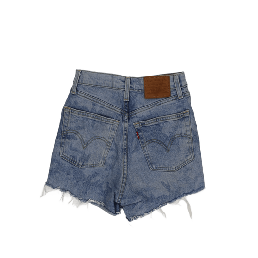 Levi's Vintage High-Waisted Denim Shorts Light Blue W27 100 Cotton