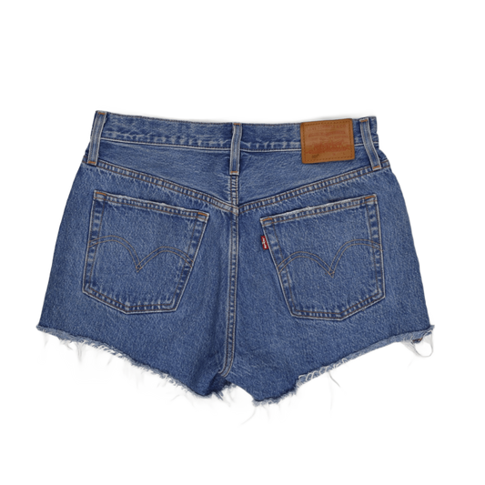 Levi's Vintage High-Waisted Denim Shorts Blue Size 31 Cotton Women's