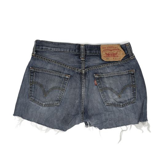 Levi's 501 Vintage Cut-off Denim Shorts Blue W30 100 Cotton