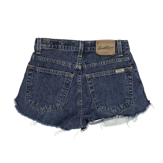 Levi's Strauss Signature Vintage Blue Denim Shorts Women's Size 30 Casual 100% Cotton