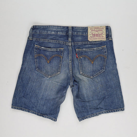 Levi's Vintage Blue Denim Shorts Size 34 Cotton Casual
