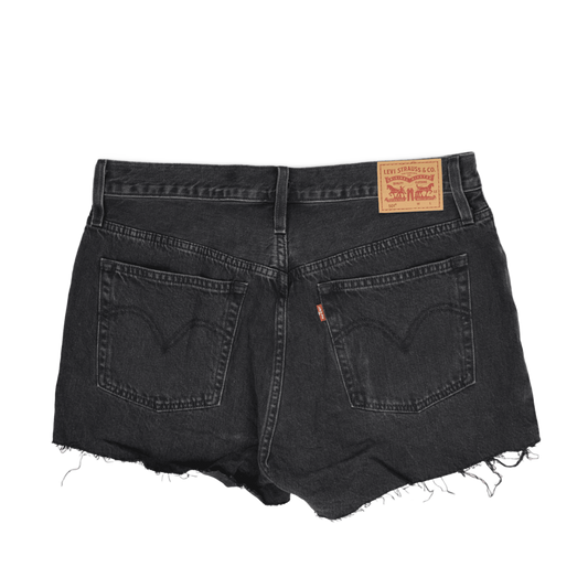 Levi's 501 Women's Black Denim Cut-Off Shorts W31 100 Cotton Vintage