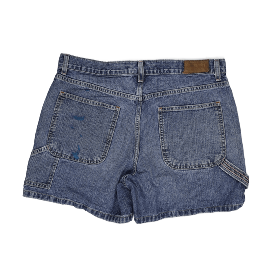 Tommy Hilfiger Vintage Blue Denim Shorts Size 34 Cotton Denim 90s Style