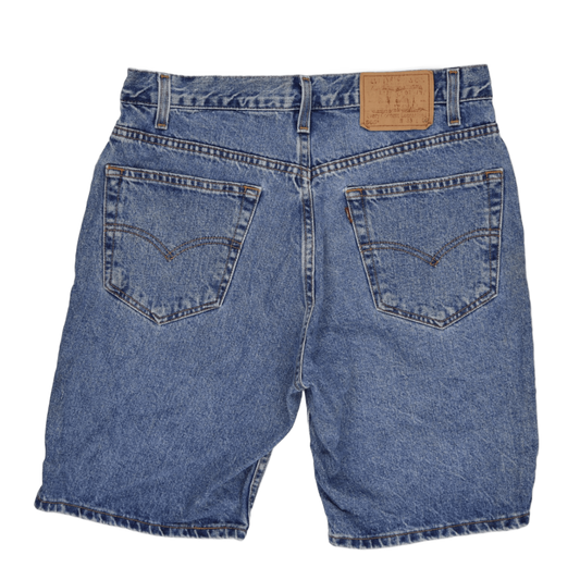 Levi's 505 Regular Fit Vintage Denim Shorts Blue Size 33 Cotton Denim