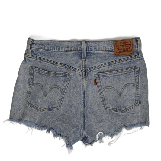 Levi's 501 Distressed Denim Shorts - Women's Light Wash Frayed Hem, Vintage Style