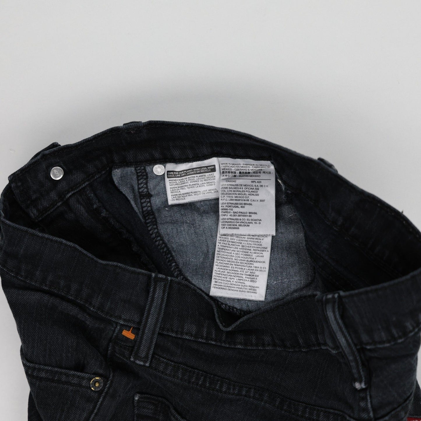 Levi's 511 Black Denim Cut Off Shorts, W29 UK, Slim Fit, Distressed Casual Style