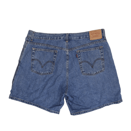 Levi's 550 Relaxed Fit Denim Shorts Blue Size 18 Classic Vintage Style Menswear