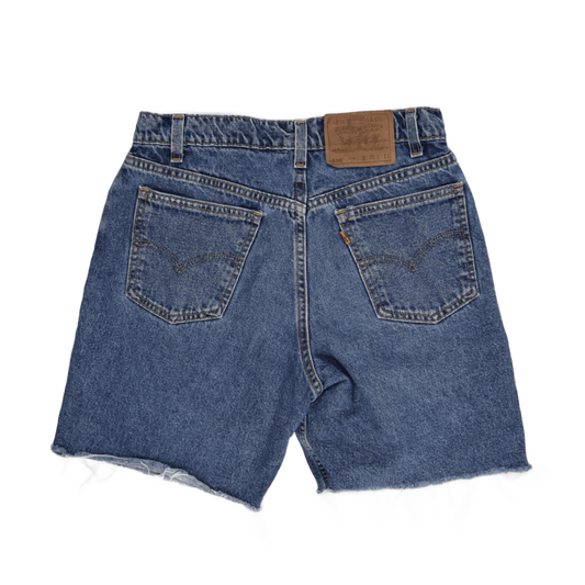 Vintage Levi's 550 Relaxed Fit Denim Shorts - Blue Wash, W31 - Classic Style