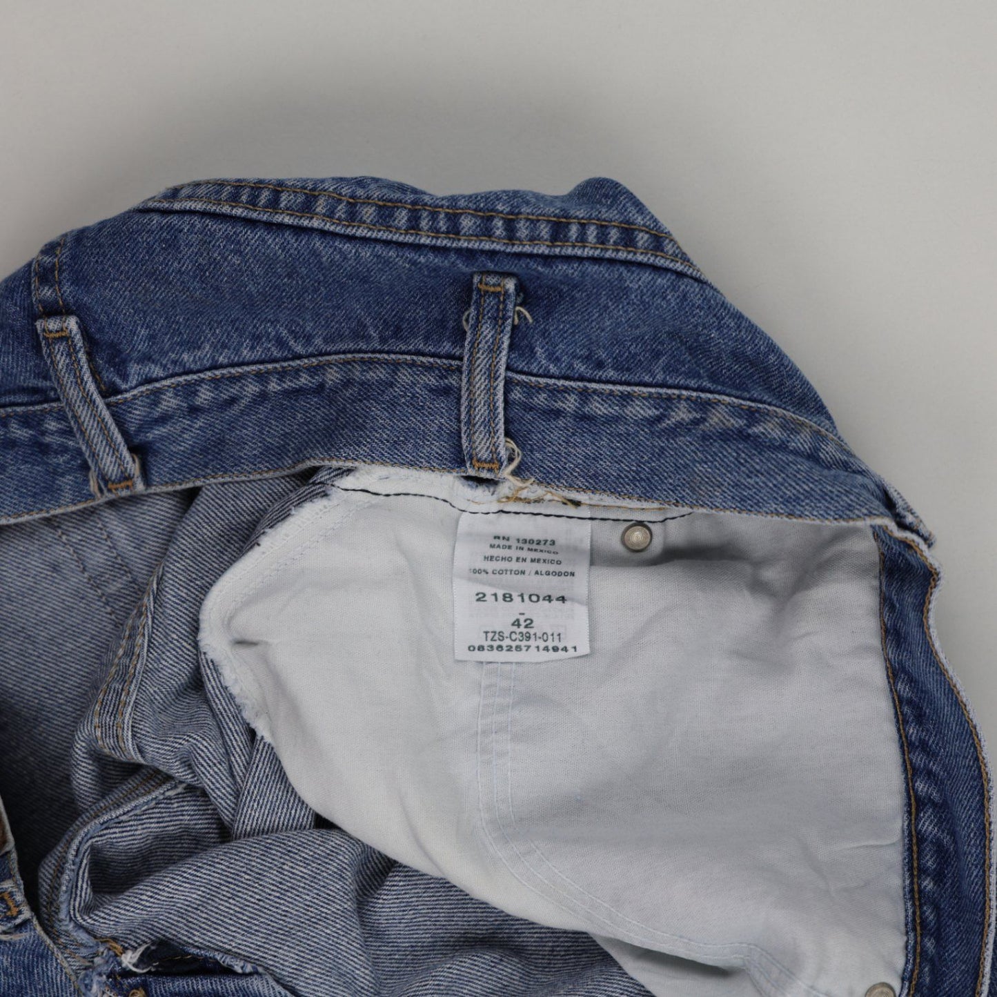 Lee Vintage Denim Shorts Medium Blue 42 Inseam 28 cm 100 Percent Cotton