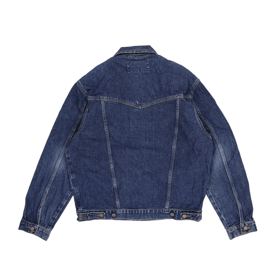 Wrangler Authentic Western Denim Jacket Blue Medium Cotton Unisex