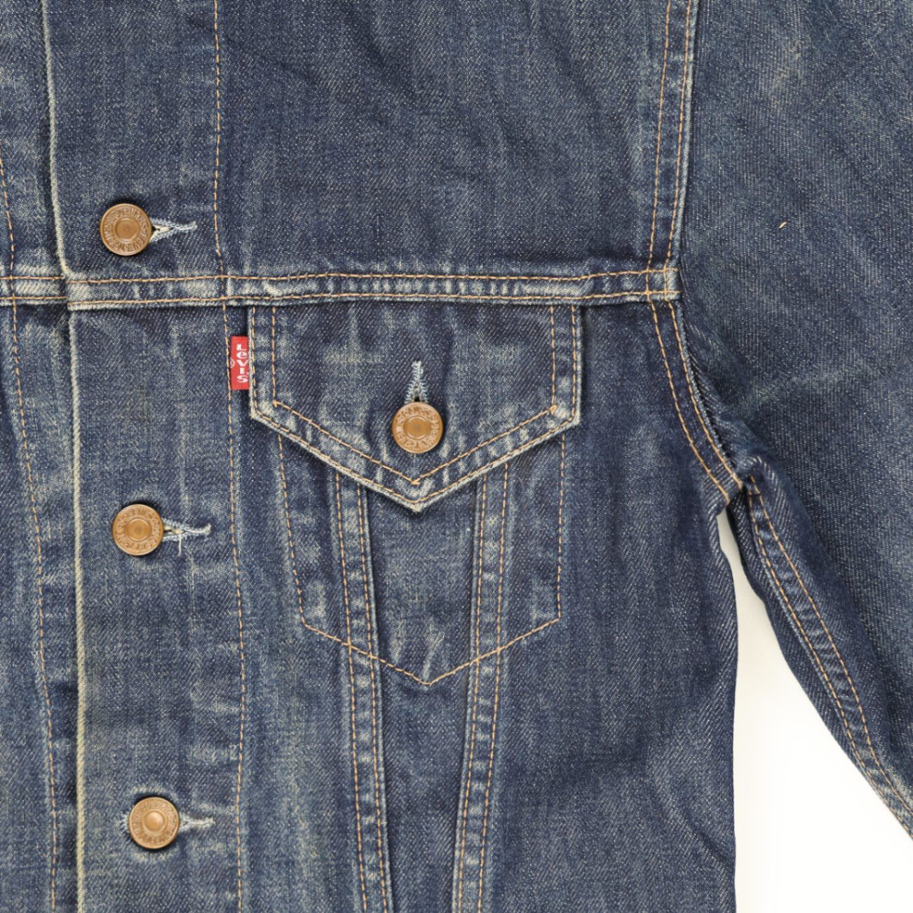 Levi's Vintage Denim Jacket 70590 Indigo Blue Medium 100% Cotton