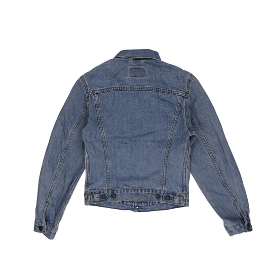 Levi's Vintage Medium Blue Denim Jacket for Women Size M Cotton Collared