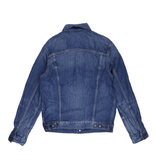 Levi's Vintage Blue Denim Jacket Medium 100% Cotton Collared
