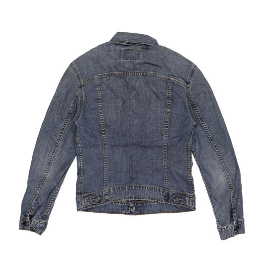 Levi Strauss & Co Vintage Women's Medium Blue Denim Trucker Jacket Cotton
