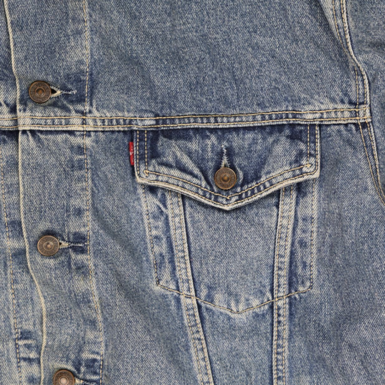 Levi's Vintage Blue Denim Trucker Jacket XXL Cotton