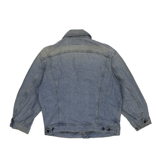 Lee Authentic Vintage Light Blue Denim Jacket Size L 100% Cotton Collared