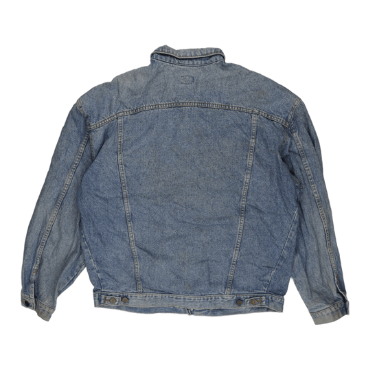 Lee Vintage Blue Denim Jacket Men's Medium Cotton Casual Collared