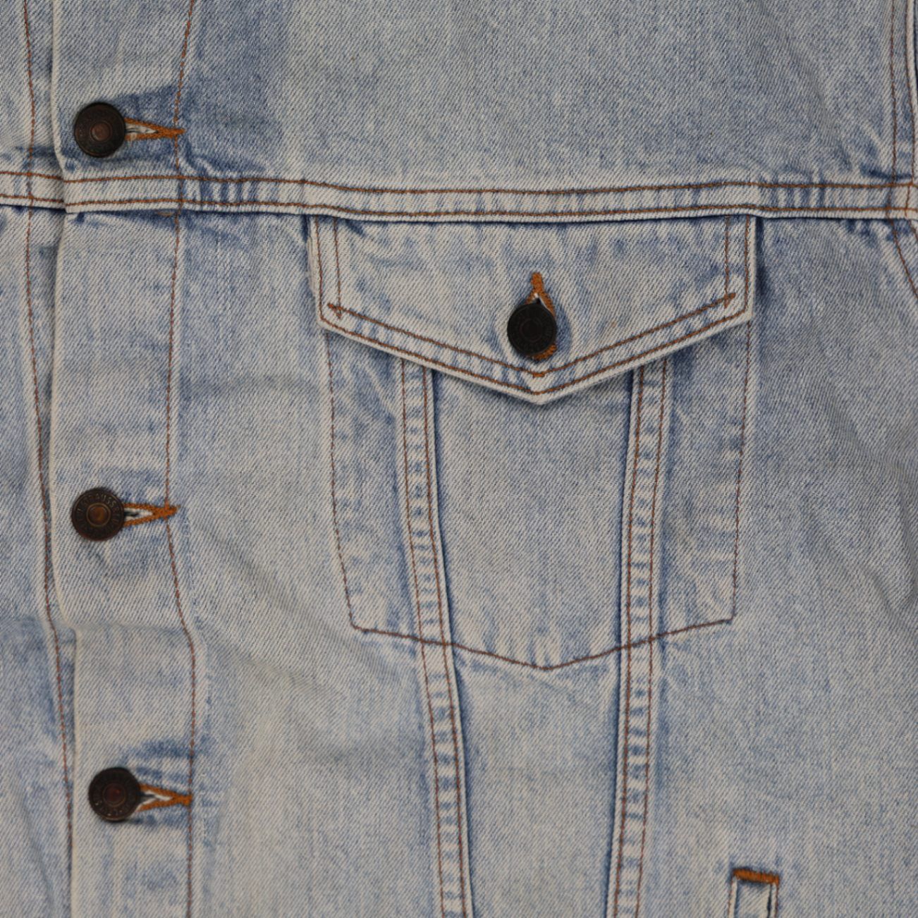Levi's Vintage Light Blue Denim Trucker Jacket Large Cotton