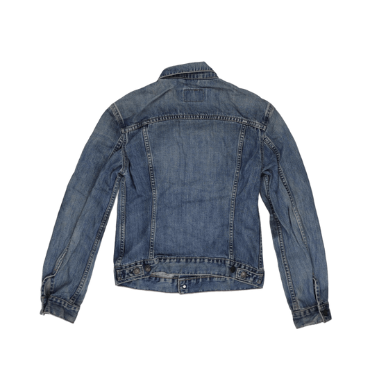 Levi's Vintage Medium Blue Denim Trucker Jacket Women's Medium Cotton