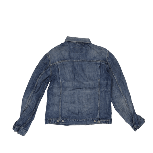 Levi's Vintage Blue Denim Trucker Jacket Medium 100 Percent Cotton