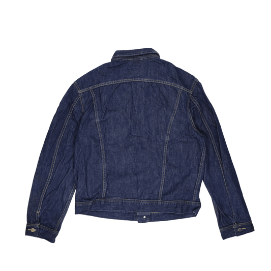 Lee Vintage Denim Jacket Dark Blue XL 100 Percent Cotton Collared